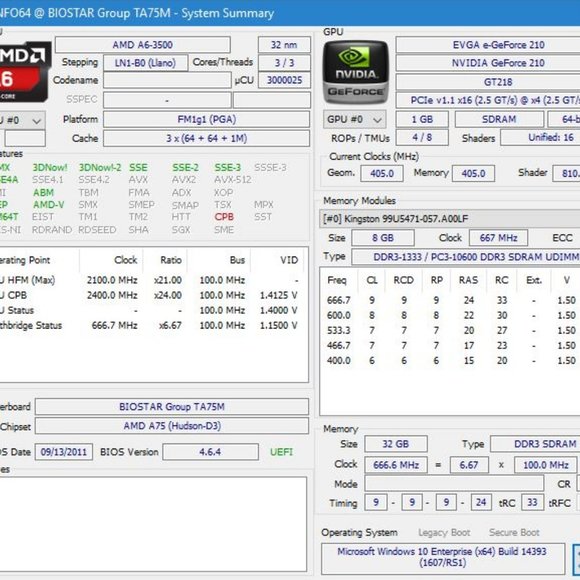 EVGA / NVIDIA GeForce 210 1G DDR3 PCI-E Video Card | P/N 01G-P3-1311-KR - Picture 7 of 9